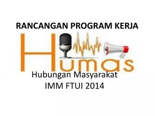 PPT HUMAS Hubungan Masyarakat Public Relation PowerPoint