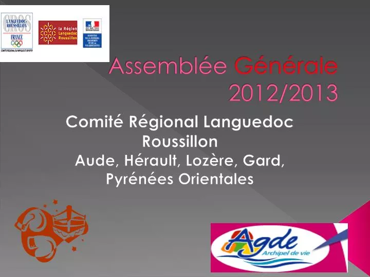 PPT Assemblée Générale 2012 2013 PowerPoint Presentation free