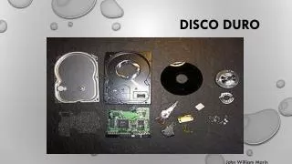 PPT FUNCIONAMIENTO MECANICO DEL DISCO DURO PowerPoint Presentation