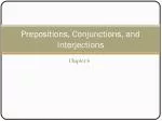 Ppt Prepositions Conjunctions And Interjections Powerpoint