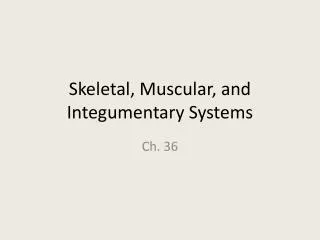 Ppt Th Grade Unit The Structure And Function Of Body Systems