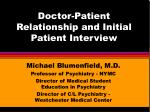 Ppt Medical Ethics Professionalism And Doctor Patient Relationship