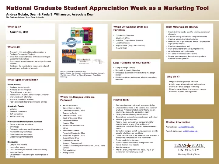 national graduate student appreciation week