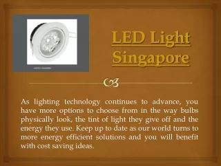 LED Ceiling Lights Singapore
