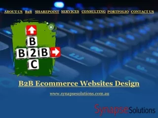 B2B Ecommerce Websites Design