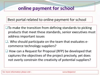 Best portal for online payment for school