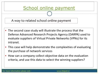 It easy tips for school online payment