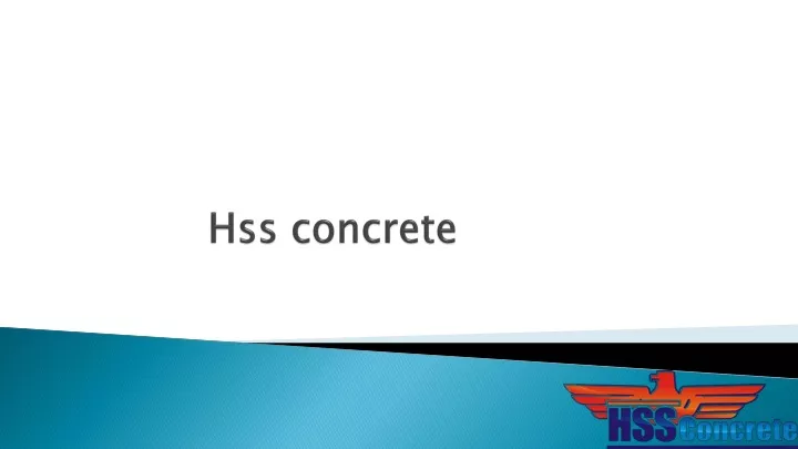 hss concrete