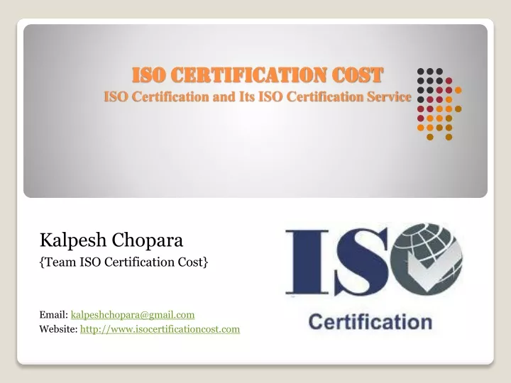 iso certification cost iso certification and its iso certification service