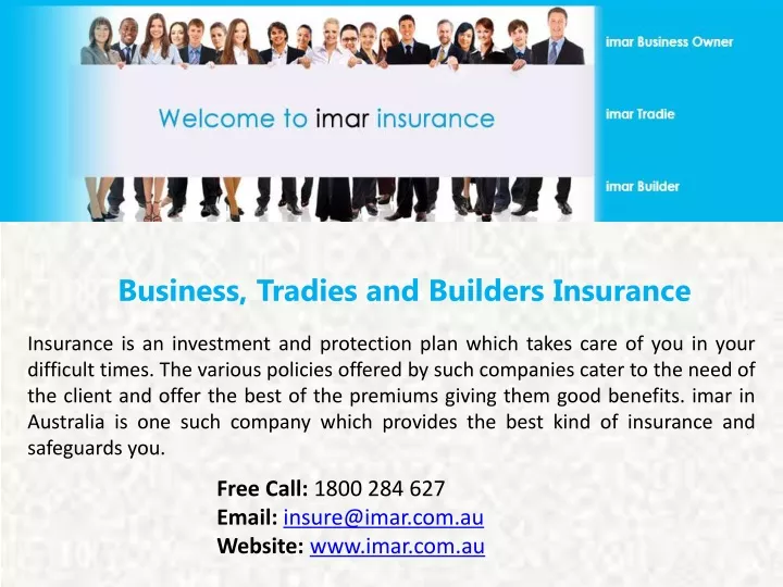 business tradies and builders insurance