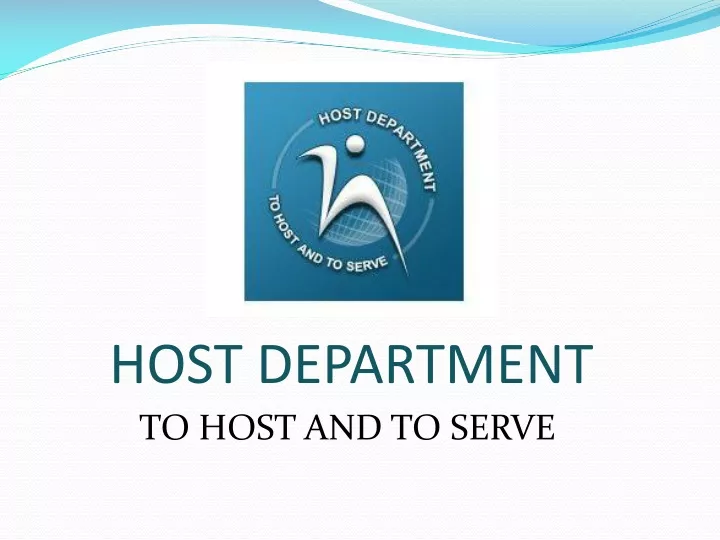 host department