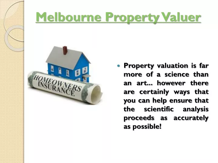 melbourne property valuer