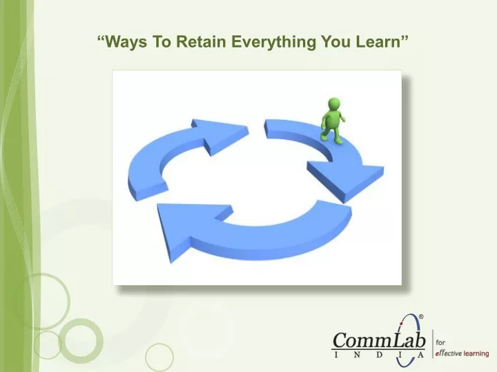 ways to retain everything you learn
