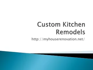 Custom Kitchens Remodels