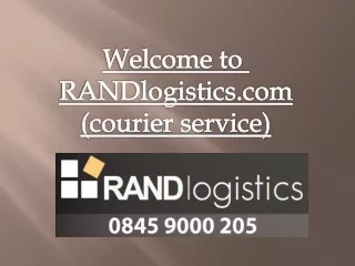 RANDlogistics-Guaranteed door-to-door delivery