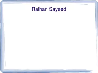 Raihan Sayeed