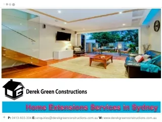 Home Extensions Services in Sydney