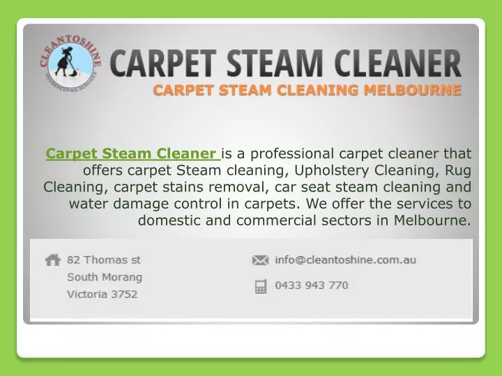 carpet steam cleaning melbourne
