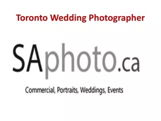 Toronto Wedding Photographer