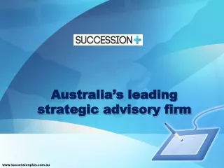 Australia’s leading strategic advisory firm