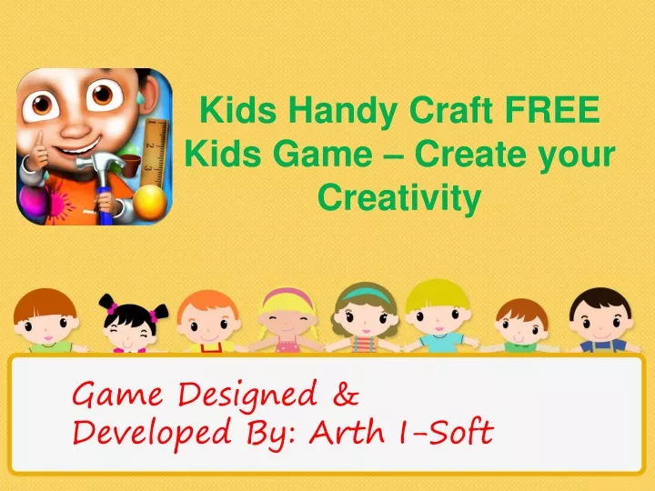 kids handy craft free kids game create your creativity