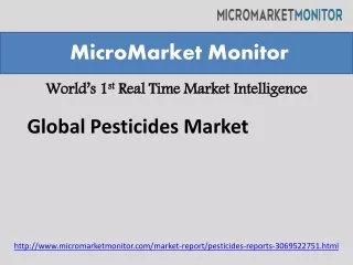 Global Pesticides Market Report