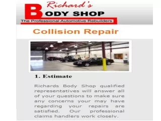 Richard Body Shop - Collision Repair Services