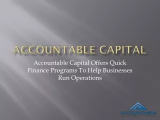 Accountable Capital