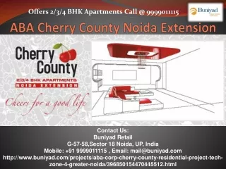 Cherry County Noida Extension - Buniyad Real Estate Services