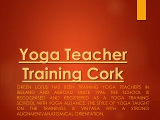 Beginners Yoga classes Cork