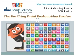 Tips for using social bookmarking services: