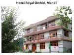 Book Hotel Royal Orchid in Manali