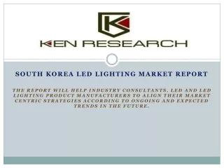 Increasing Demand for Energy Saving Lighting Products to Dri