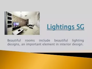 Lighting Design Singapore