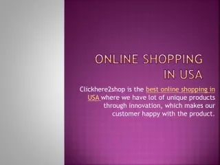 best online shopping in usa