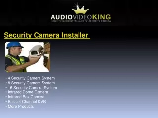 Security Camera Installer