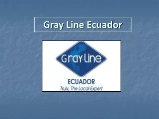 Ecuador Vacation