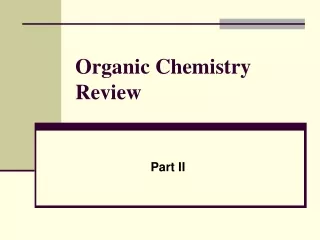 Basic Organic Chemistry II