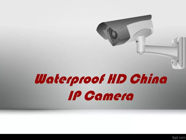 waterproof hd china ip camera