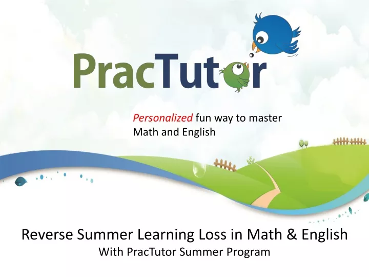 personalized fun way to master math and english