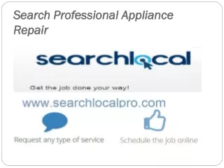 Search Professional Appliance Repair