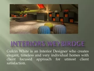 Weybridge Interior Design