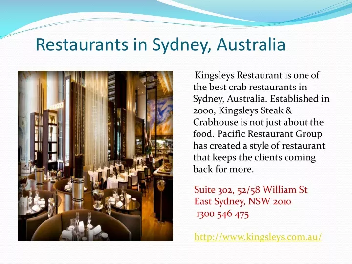 restaurants in sydney australia