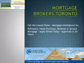 Toronto Mortgage Brokers
