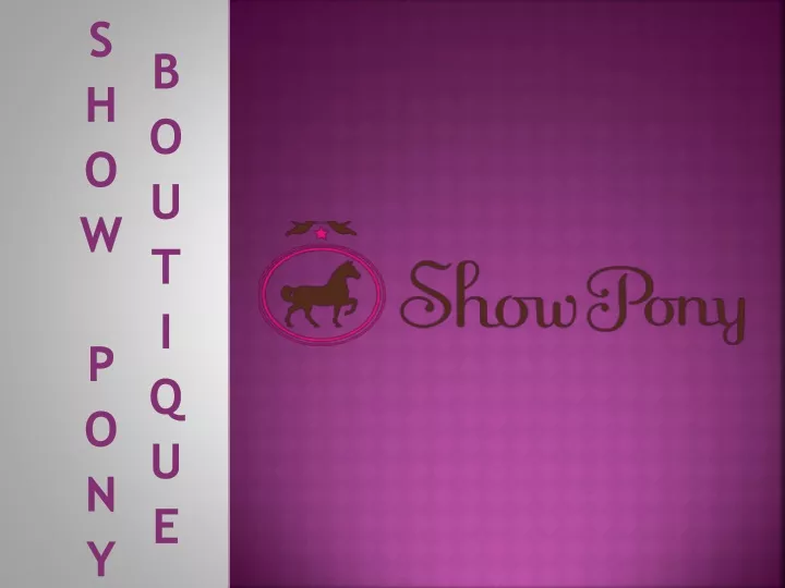 show pony boutique