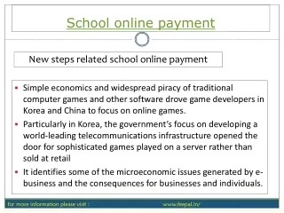 Tips and advice for school online payment