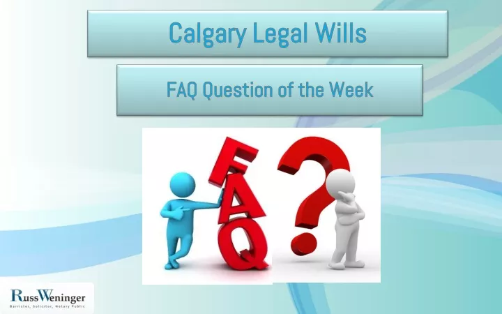 faq question of the week