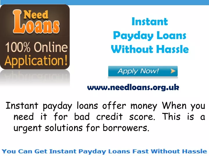 instan t payday loans without hassle