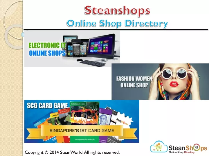 steanshops online shop directory