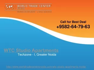 WTC Studio Apartments | WTC Studio Apartments Noida